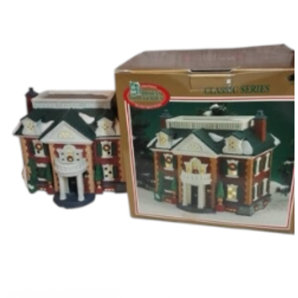 Heartland Valley Village O’Connell Estate House 1999 Deluxe Porcelain Lighted